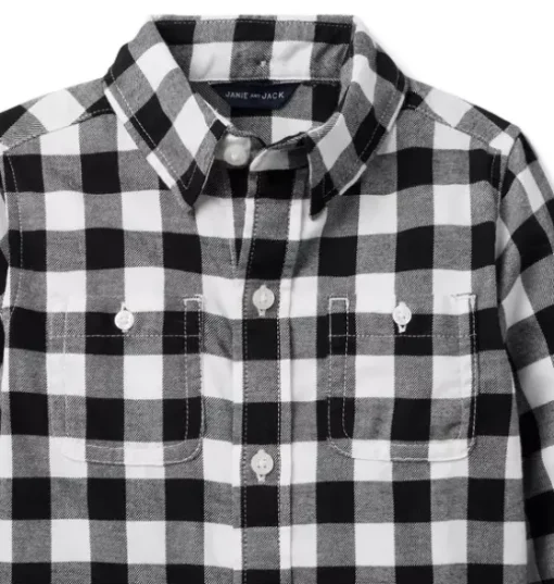 Gingham Flannel Shirt