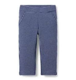 Gingham Jacquard Pant