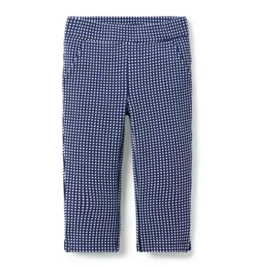 Gingham Jacquard Pant