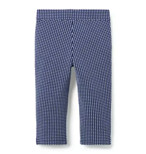 Gingham Jacquard Pant