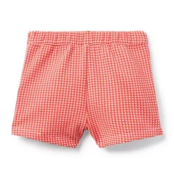 Gingham Jacquard Short