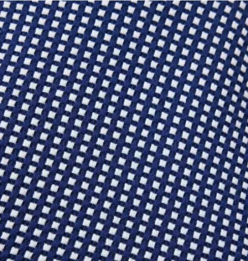 Gingham Jacquard Tiered Dress
