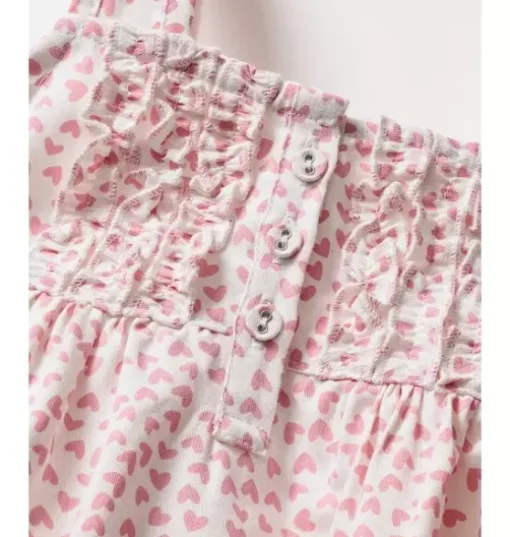 Girls Charlotte Short Set in Sweethearts