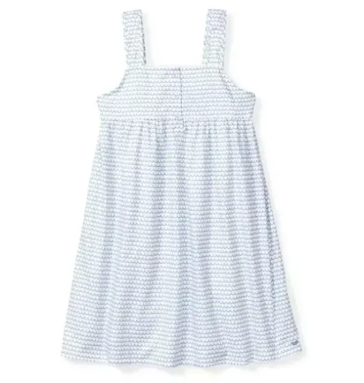 Girl's Twill Charlotte Nightgown in La Mer