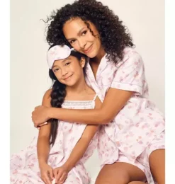 Girl's Twill Lily Nightgown in Seashell Splendor