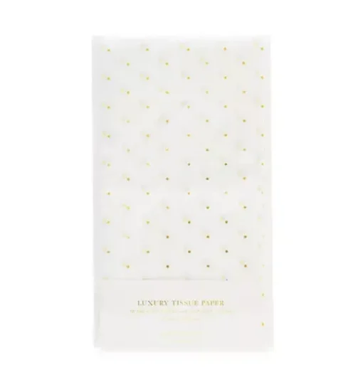 Gold Dot Tissue Paper