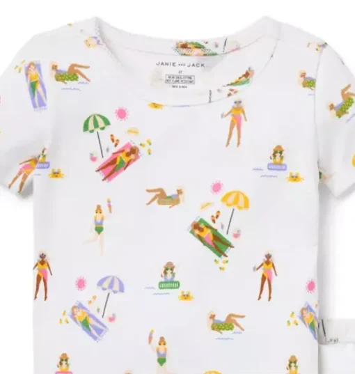 Good Night Short Pajama In Beach Day