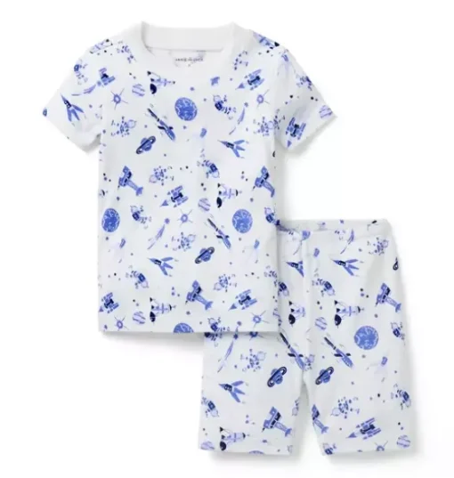 Good Night Short Pajama In Space Launch