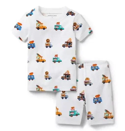 Good Night Short Pajama In Food Truck