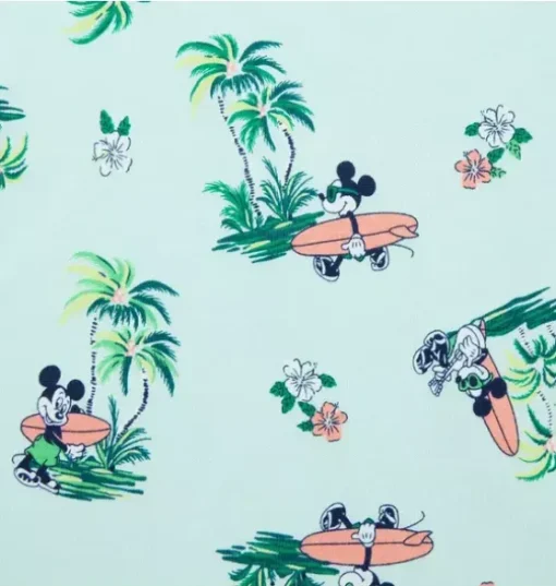 Good Night Short Pajama In Disney Mickey Mouse Surf