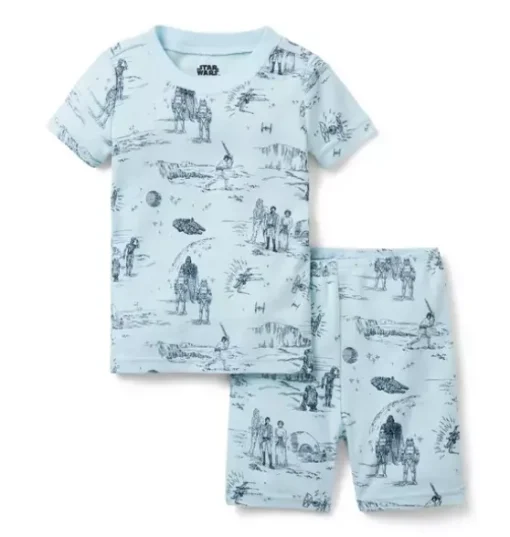 Good Night Short Pajama In STAR WARS Toile
