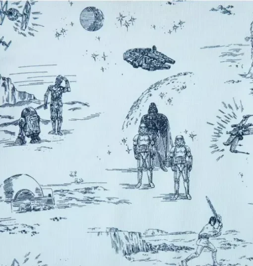 Good Night Short Pajama In STAR WARS Toile