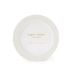 Grey Stripe Round Frame