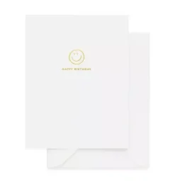 Happy Birthday Smiley Greeting Card