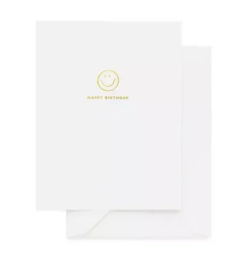 Happy Birthday Smiley Greeting Card