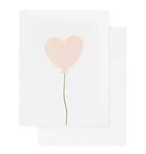 Heart Balloon Greeting Card