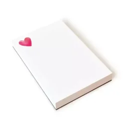 Heart Lined Notepad