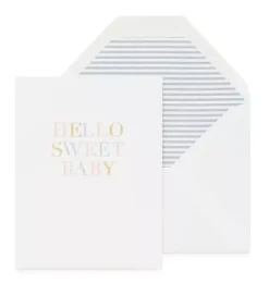 Hello Sweet Baby Greeting Card