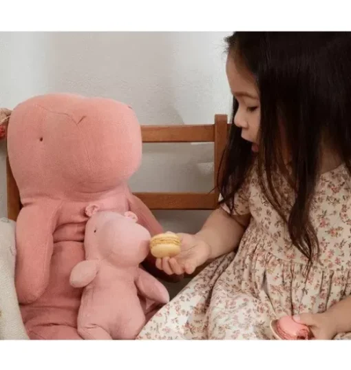 Hippo, Small - Soft Rose