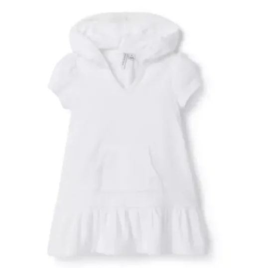 Hooded Terry Swim Cover-Up