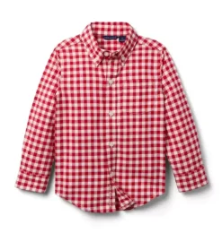 Houndstooth Flannel Shirt