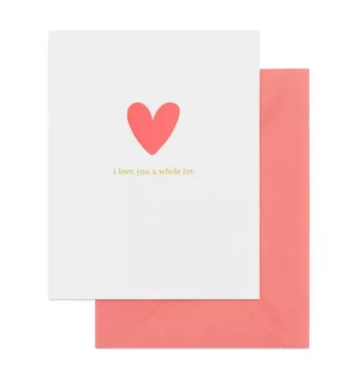 I Love You a Whole Lot Greeting Card