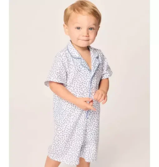 Infants Classic Romper in Bluehearts