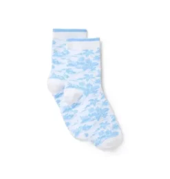 Island Toile Sock