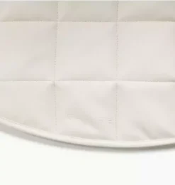 Ivory Circle Quilted Mat