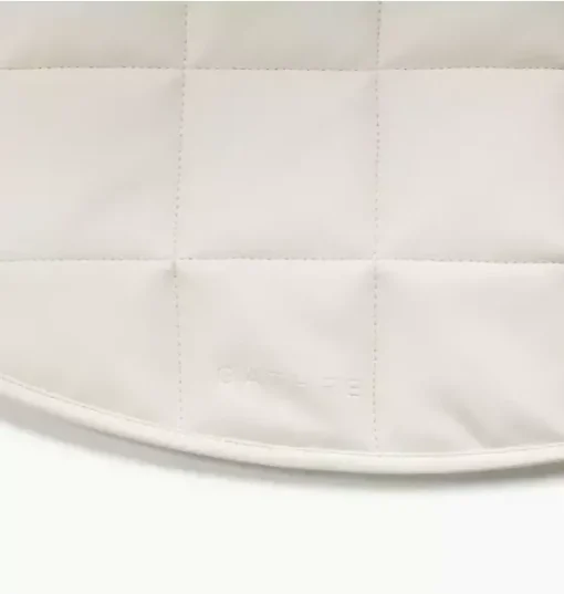 Ivory Circle Quilted Mat