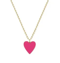 Kid's Pink Heart Necklace