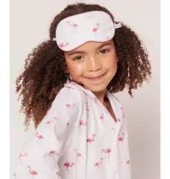 Kid's Sleep Mask in Flamingos