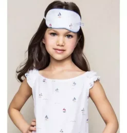 Kid's Twill Sleep Mask in Bateau