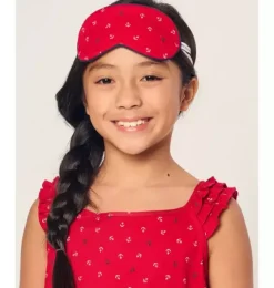 Kid's Twill Sleep Mask in Anchors Away