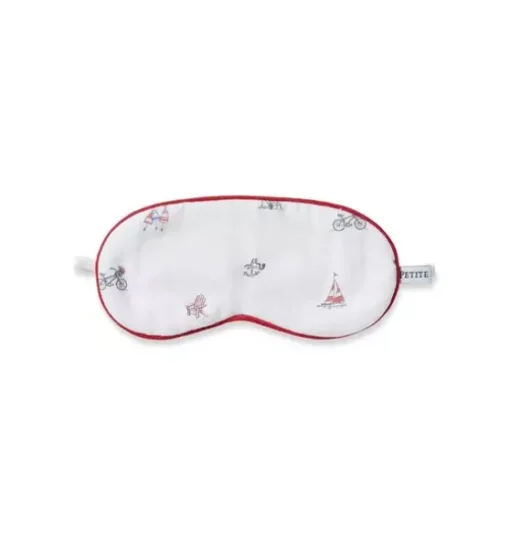 Kid's Twill Sleep Mask in Coastal Charms