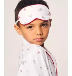 Kid's Twill Sleep Mask in Coastal Charms