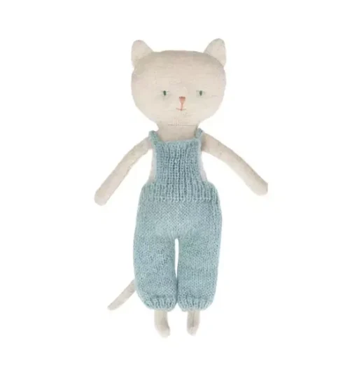 Kitten in Overalls - Blond