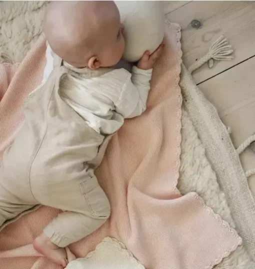 Knit Blanket - Pink