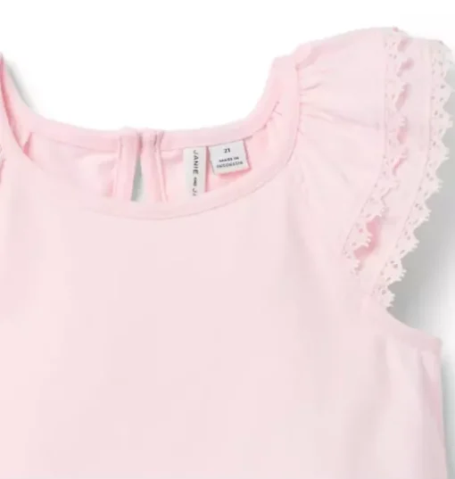 Lace Trim Top