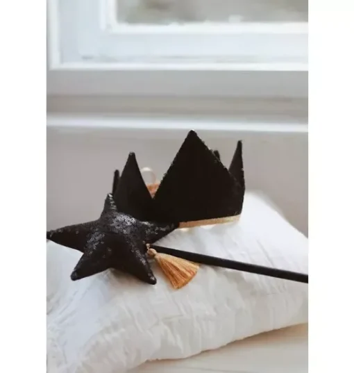 “Black Sequins” Crown