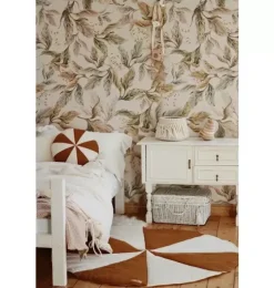 “Caramel Candy” Round Patchwork Mat