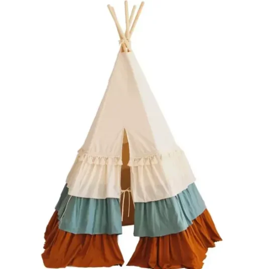 “Circus” Teepee Tent with Frills