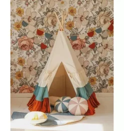 “Circus” Teepee Tent with Frills