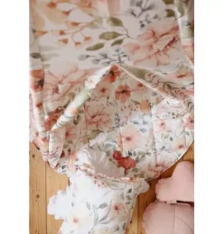 “Flower Power” Round Cotton Mat