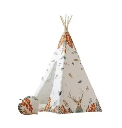 “Forest Friends” Teepee and Round Mat Set