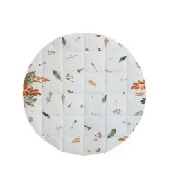“Forest Friends” Round Cotton Mat