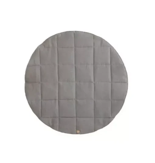 “Grey Linen” Round Mat