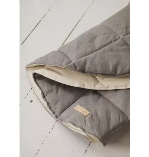 “Grey Linen” Round Mat