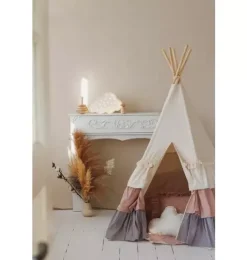 “Powder Frills” Teepee Tent with Frills