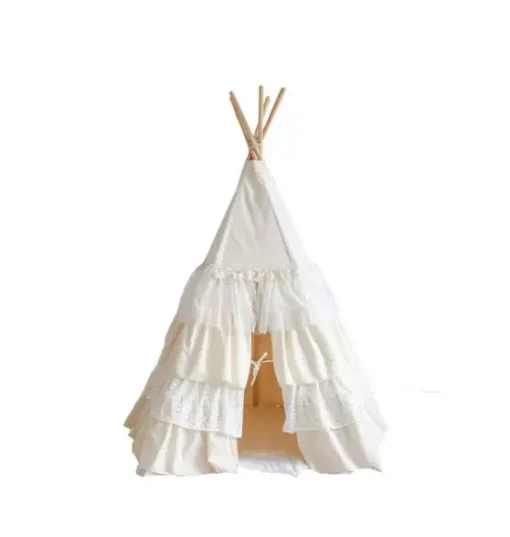 “Shabby Chic” Teepee Tent with Frills